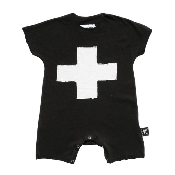 Nununu Kimono Playsuit Black - Picture 1 of 2